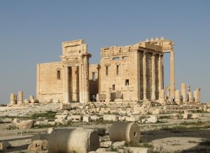 Temple of Bel in Palmyra, which was blown up by ISIL in August 2015 